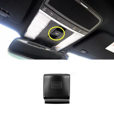 >For Mercedes W221 S-Class 2005-13 Black Sunroof Window Switch Button Cap Cove • $20.95